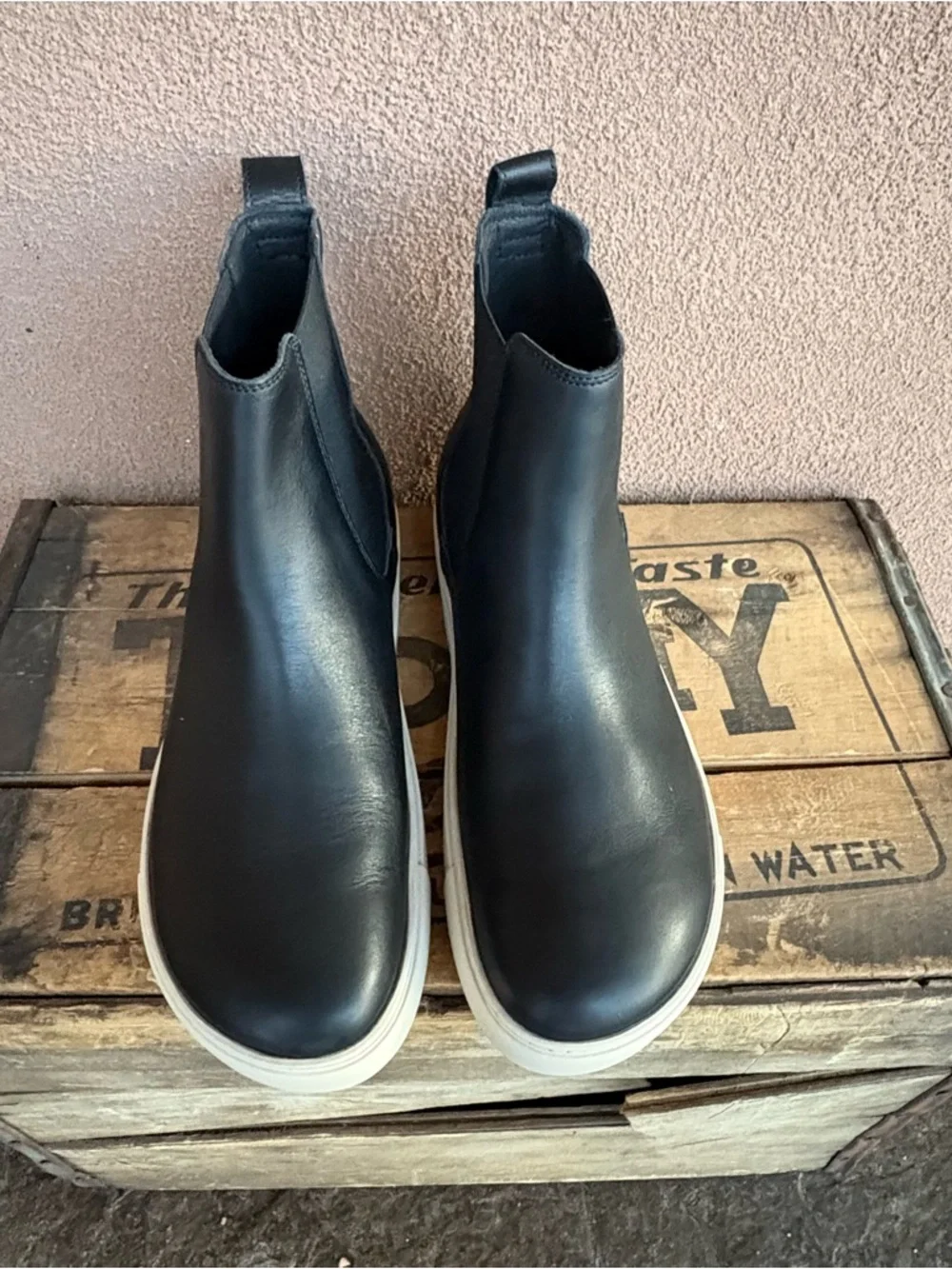 Birkenstock Bend Chelsea Boot In Black Leather - Picture 4 of 11